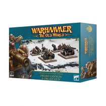 Forteresses naines canon et canon-orgue nains - Warhammer : The Old World
