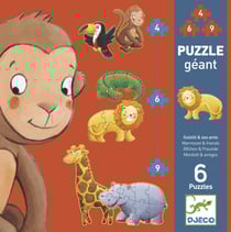 Puzzle géant ouistiti et ses amis