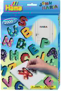 Boîte de perles Hama - Lettres - 3424