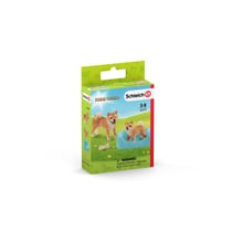 Figurine mère et chiot Shiba Inu - Schleich
