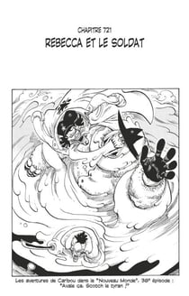 One Piece édition originale - Chapitre 721 - Rebecca et le soldat
