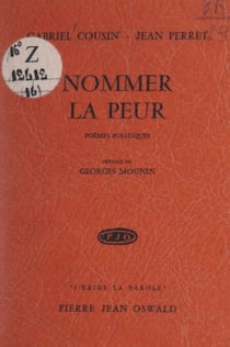 Nommer la peur - Poèmes politiques