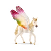 Figurine licorne ailée arc-en-ciel poulain - Bayala