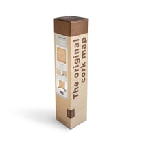 Woody map XL l'Europe noir