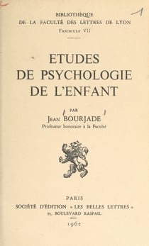 Études de psychologie de l'enfant