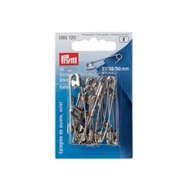 Lot de 18 épingles de sûreté Prym- Argent