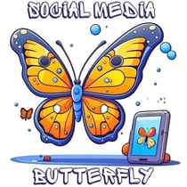 Social Media Butterfly - From Shadows to Sunlight