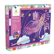 Artissimo GM - 10 tableaux à gratter dragons mignons
