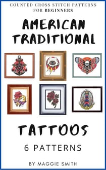 American Traditional Tattoos Cross Stitch Patterns