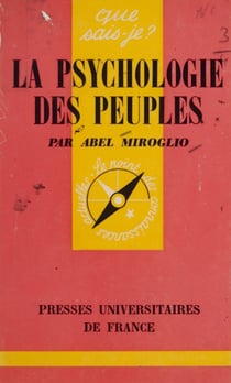 La psychologie des peuples