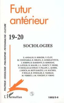 Sociologies - n°19-20