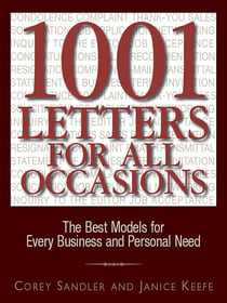 1001 Letters For All Occasions - The Best Models for Every Business and Personal Need