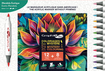 Kit Coloriage Mystère - GRAPH'IT GO - Exotic mandala