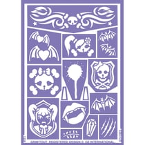 Pochoir à maquillage - Dracula