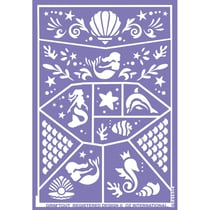 Grim'tout - Pochoir de maquillage - Sirène