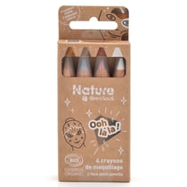 Lot de 4 crayons de couleurs Ooh La La - Grim'tout