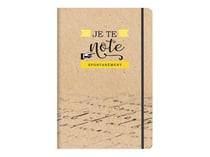 JE TE NOTE SPONTANEMENT - CARNET DE NOTES