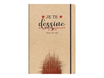 JE TE DESSINE SUR LE VIF - CARNET DE CROQUIS