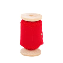 RUBAN MOUSSELINE ROUGE