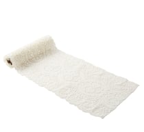 Chemin de table L'absolu Dentelle - Crème - 18 cm x 3 m