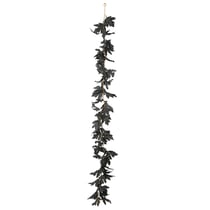 Guirlande de feuilles d'érable - noir - 1,70 m