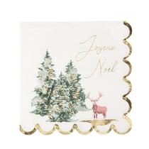 16 SERVIETTES WINTERLAND