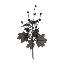 Branche mystique feuillages et araignées - 30 cm