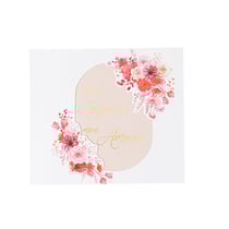 Livre d'Or Artyfêtes - "Pour toujours mon amour" Love to Love - Blush, rose et or - 21 x 18,5 cm