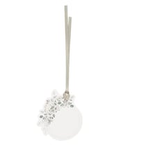 Lot de 8 étiquettes Artyfêtes - Jardin Botanique - Vert sauge et blanc - 5 x 5,5 cm