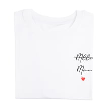 T-Shirt Artyfêtes - "Mlle Mme" - Blanc, noir et rouge - Taille unique