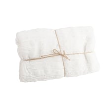 Chemin de table Artyfêtes - Cheesecloth - Blanc - 90 cm x 3 m