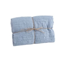 Chemin de table Artyfêtes - Cheesecloth - Ciel - 90 cm x 3 m