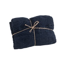 Chemin de table Artyfêtes - Cheesecloth - Marine - 90 cm x 3 m