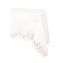 Nappe Artyfêtes - Pureté - Blanc et or - 1,45 x 2,40 m