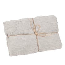 Chemin de table Artyfêtes - Cheesecloth - Vert de gris - 90 cm x 3 m