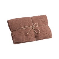 Chemin de table Artyfêtes - Cheesecloth - Camel - 90 cm x 3 m