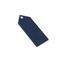 24 étiquettes perforées - bleu - 5x 2 cm