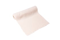 Chemin de table gaze de coton - Crème - 30 cm x 3 m