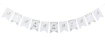 Guirlande - Oh Baby - Blanche, verte et or