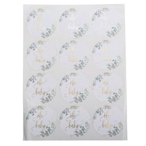 Stickers x24 - Oh Baby - Blancs, verts et or
