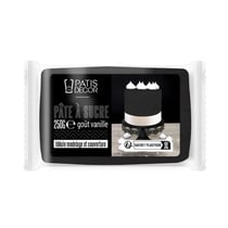 Pâte à sucre Patisdécor - Noir - 250 g