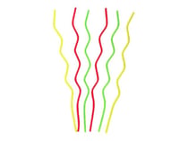 6 bougies d'anniversaire - multicolores - Cerf Dellier