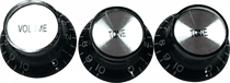 Yellow Parts EZ2215B - Set de 3 boutons de réglages - Noir