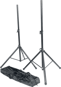 RTX SS01 - Pack paire de stands pour enceintes + sac de transport