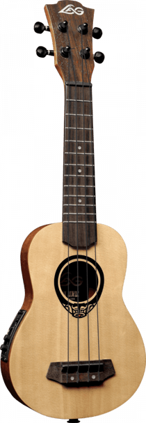 Lâg Tiki Uku - Ukulélé Slim Arched Back - Baby Soprano - Naturel