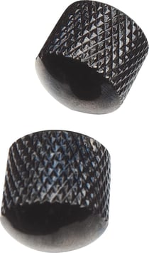 Yellow Parts EZ1223B - Boutons de réglage en métal Fender Style - Noir
