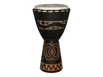Tanga Slammer DA60-7G - Djembé - 12" - noir sculpté