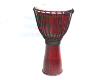 Tanga Fibre FIBD14-RD - Djembé - 14" - fibre de bois - rouge