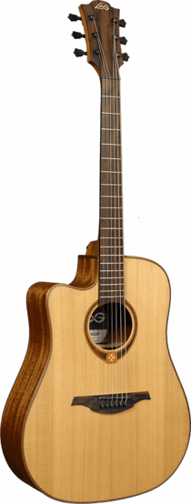 Lâg Tramontane 118 - Guitare électroacoustique - Gaucher - Dreadnought Cutaway - Natural