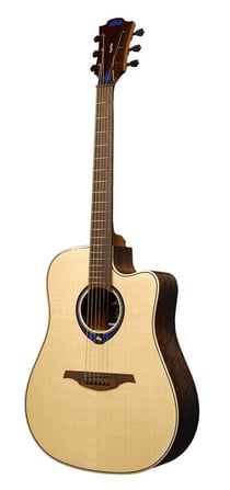 Lâg Tramontane HyVibe 20 Glossy - Guitare électroacoustique - Dreadnought - Natural